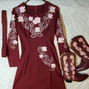 Custom Western Dress